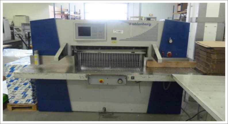 Wholenburg – 115 – Paper Cutting Machine (63180)